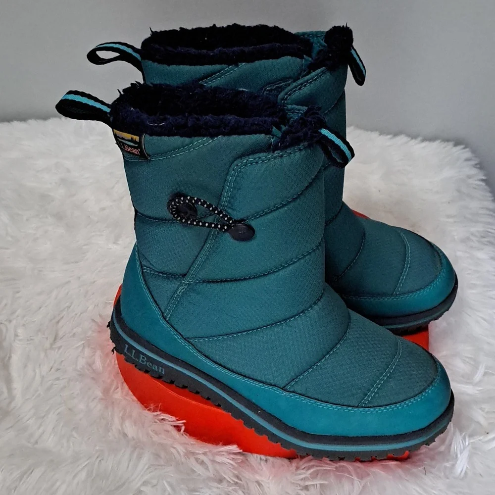 L.L. Bean Teal Winter Boots Kids Size 13